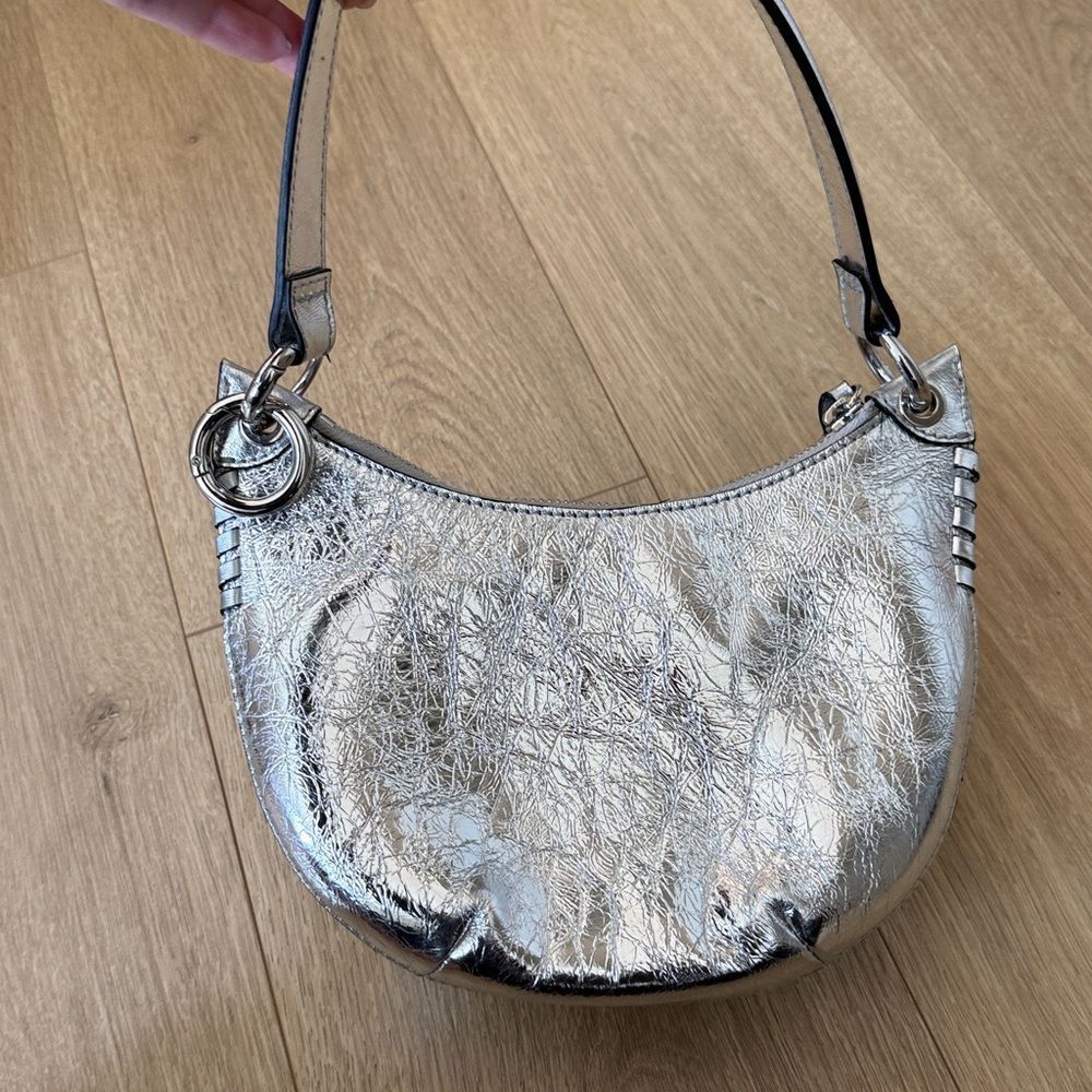 NWT ba&sh Swing bag in Silver - Picture 5 of 7